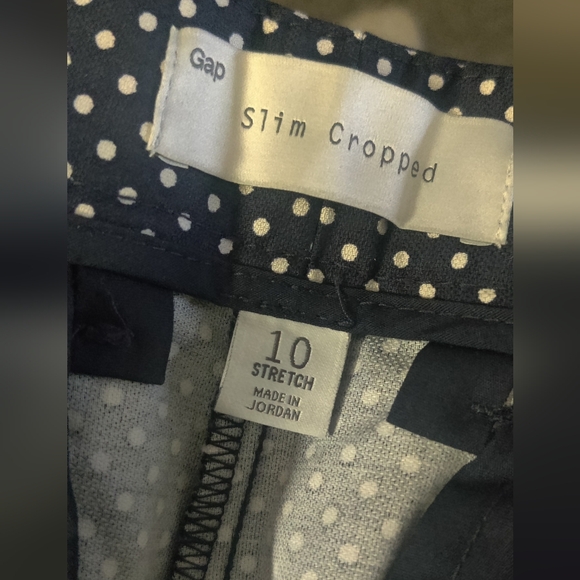 💛 Limited Time Sale💛GAP Black and White Polka Dot Women's Capri Pants - Picture 8 of 9